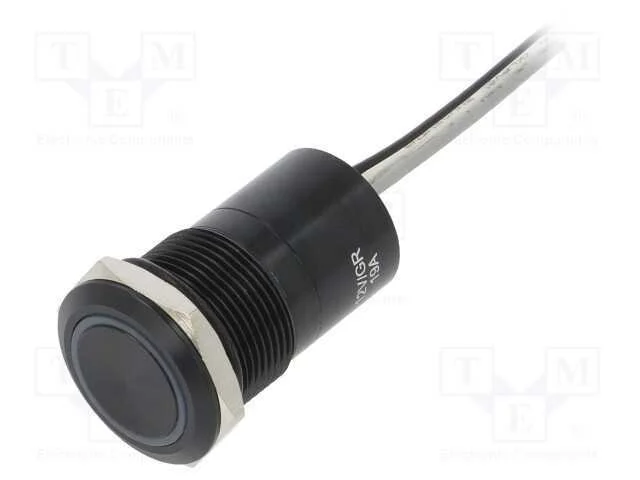 Interruptor: Capacitivo, Pos: 2, Spst-No, 0,01a/12vdc, Ip68, Preto