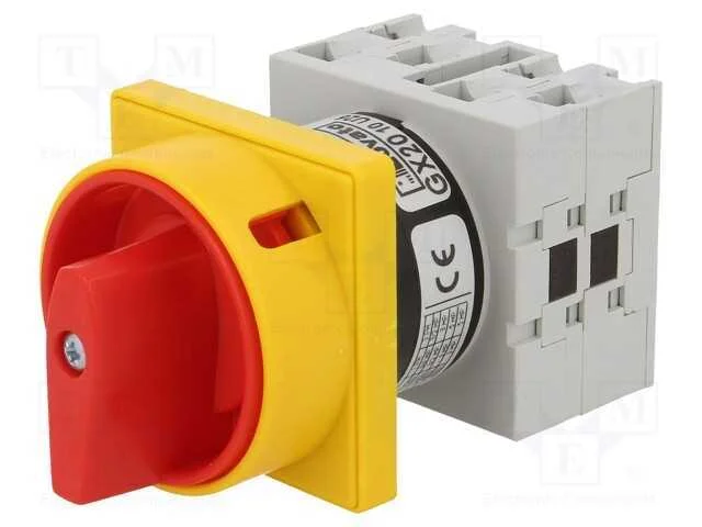 Interruptor: de came, Pos.estáv: 2, 20A, 0-1, par.