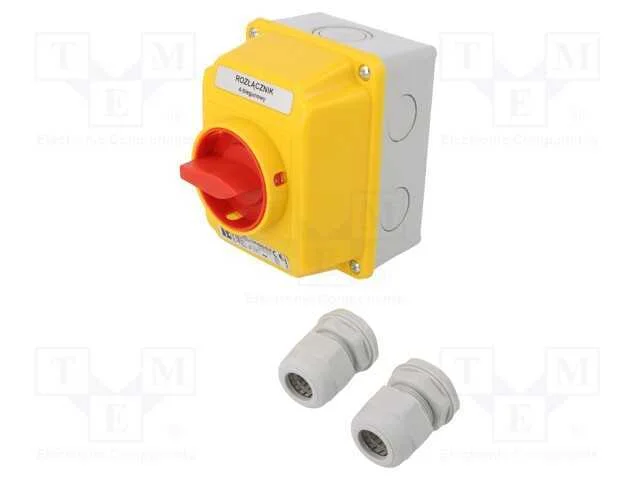 Interruptor: de Came, Pos.Estáv: 2, 16a, 0-1, Polos: 4, Pos: 2, Ip65