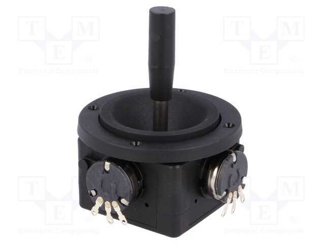 Joystick, 0÷5kO+5%,2- axial, Pos.estáv: 1, 5kO, -.