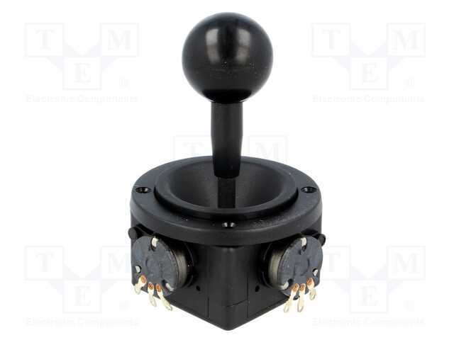 Joystick, 0÷5kO+5%,2- axial, Pos.estáv: 1, 5kO, -.
