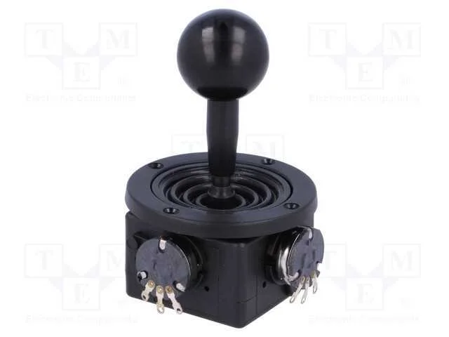 Joystick, 0÷10ko+5%,2- Axial, Pos.Estáv: 1, 10ko, -10÷80c, +5%