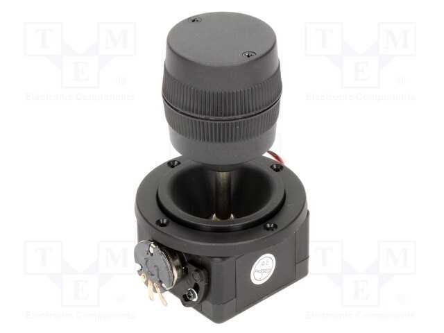 Joystick, 0÷5ko+5%,3- Axial, Pos.Estáv: 1, 5ko, -10÷80c, +5%