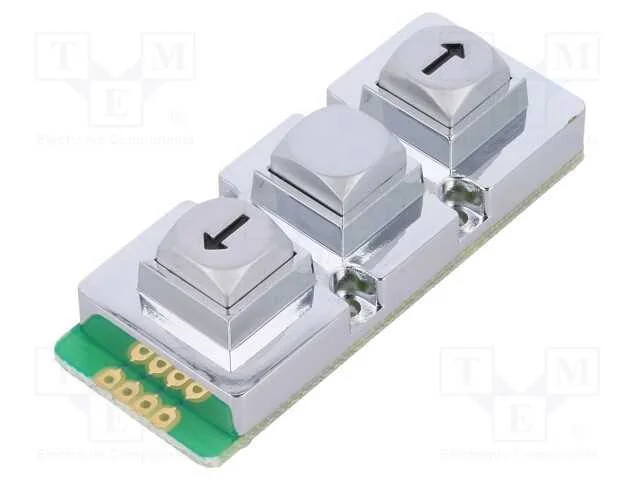 De Teclado, Quant.De Bot: 3, Metal, 200mo, 1,5n, 2mm, 20ma, -20÷60c