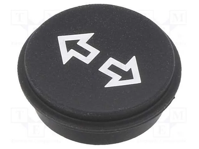 Tecla, Redonda, 21mm, Preto, 09