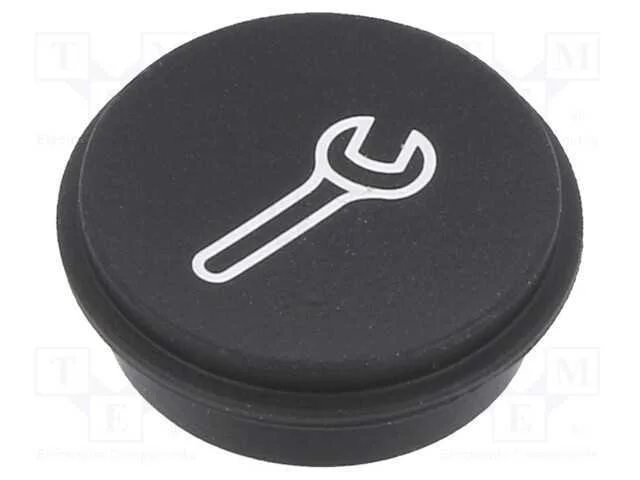 Tecla, Redonda, 21mm, Preto, 09