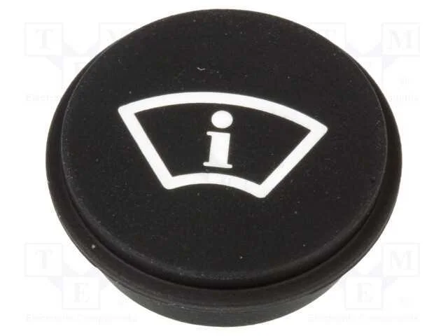 Tecla, redonda, 21mm, preto, 09