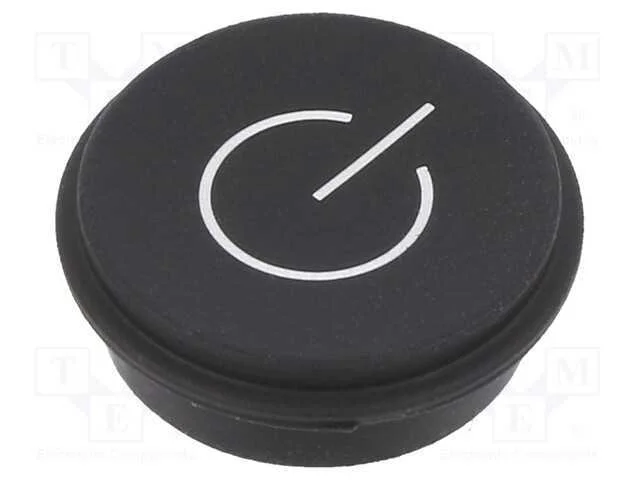 Tecla, Redonda, 21mm, Preto, 09