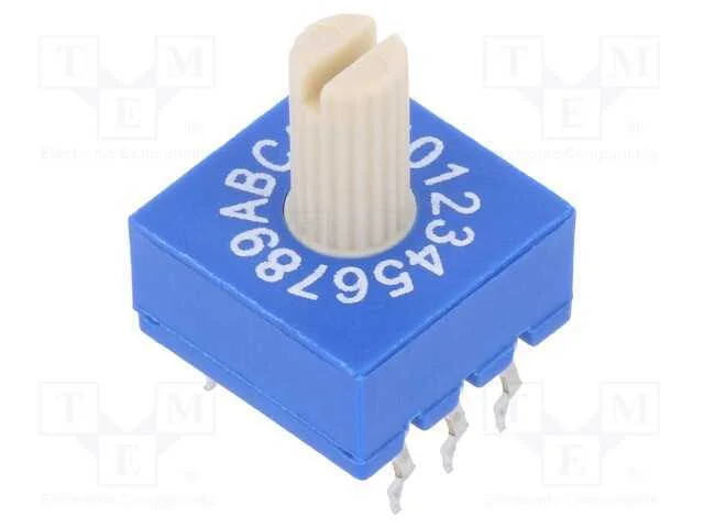 Emissor de código, HEX/BCD, Pos: 16, THT, Rcontac.