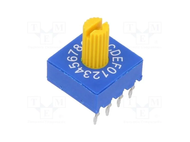 Emissor de código, HEX/BCD, Pos: 16, THT, Rcontac.