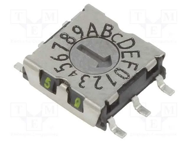 Emissor de Código, Hex/Bcd, Pos: 16, Smd, Rcontacto Max: 80mo, P25