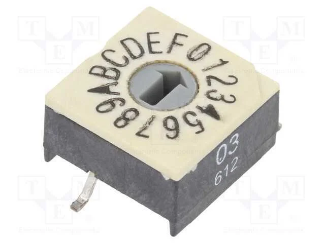 Emissor de Código, Hex/Bcd, Pos: 16, Smd, Rcontacto Max: 100mo