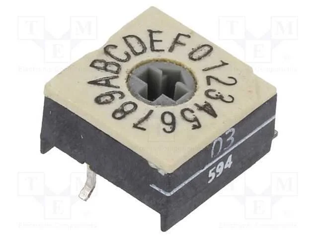 Emissor de Código, Hex/Bcd, Pos: 16, Smd, Rcontacto Max: 100mo
