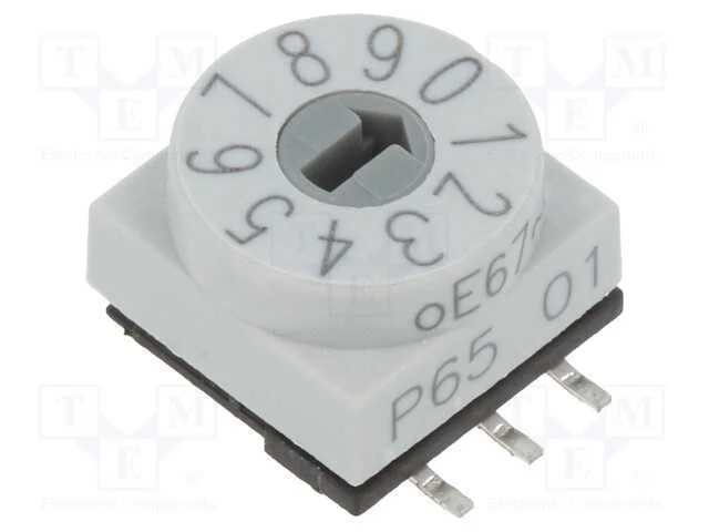 Emissor de Código, Dec/Bcd, Pos: 10, Smd, Rcontacto Max: 80mo, P65