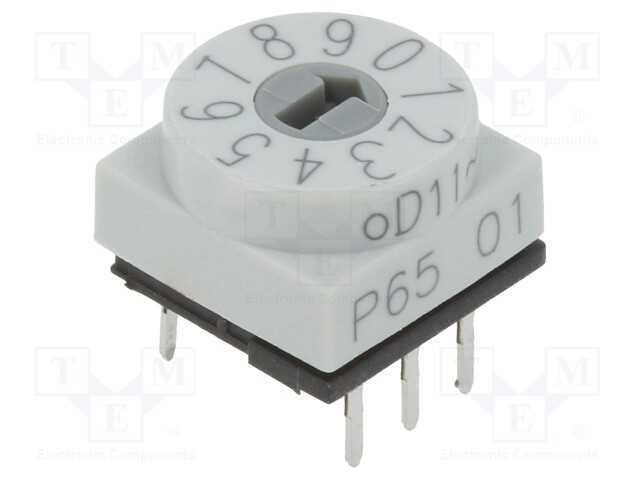 Emissor de Código, Dec/Bcd, Pos: 10, Tht, Rcontacto Max: 80mo, P65
