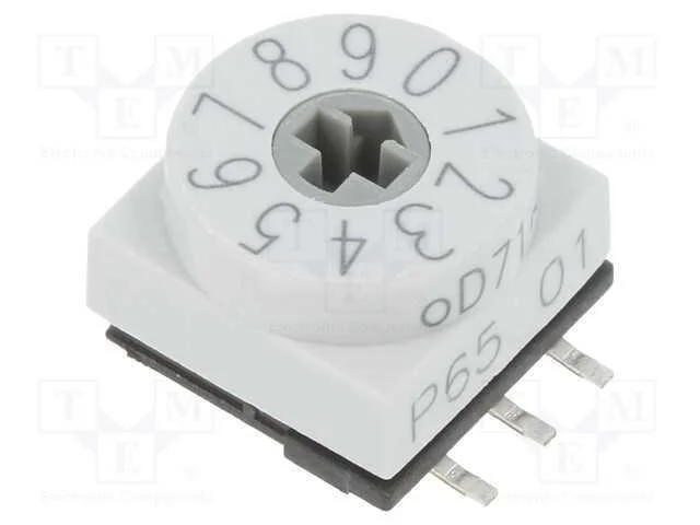 Emissor de Código, Dec/Bcd, Pos: 10, Smd, Rcontacto Max: 80mo, P65