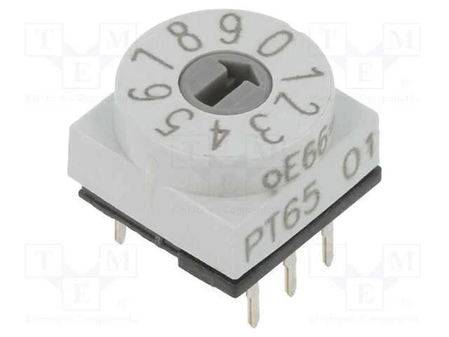 Emissor de Código, Dec/Bcd, Pos: 10, Tht, Rcontacto Max: 80mo, Pt65