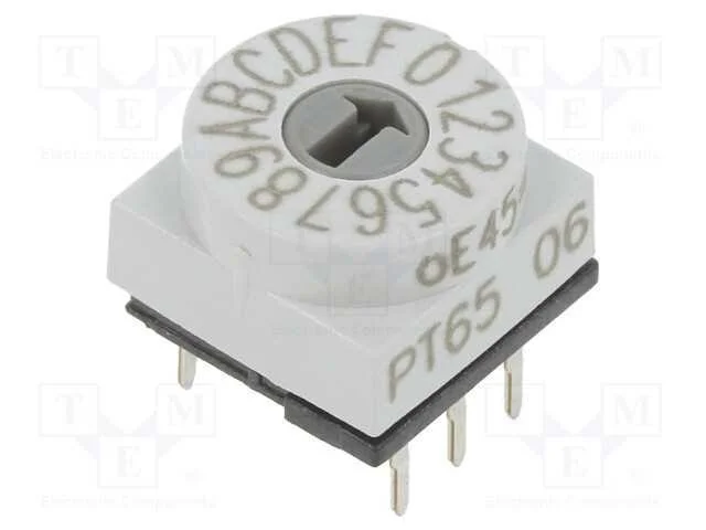 Emissor de Código, Hex/Bcd, Pos: 16, Tht, Rcontacto Max: 80mo, Pt65