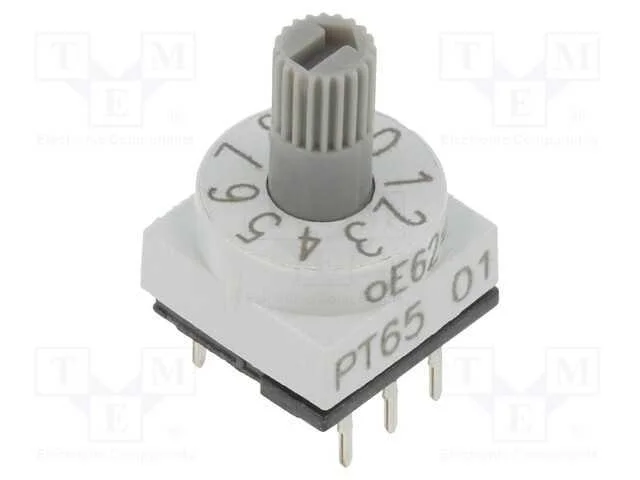 Emissor de código, DEC/BCD, Pos: 10, THT, Rcontac.