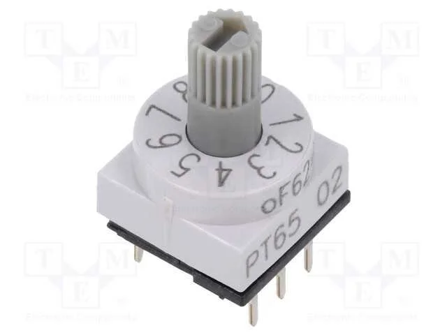 Emissor de código, DEC/BCD, Pos: 10, THT, Rcontac.