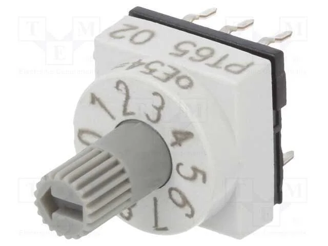 Emissor de código, DEC/BCD, Pos: 10, THT, Rcontac.