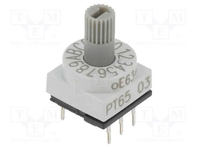 Emissor de código, HEX/BCD, Pos: 16, THT, Rcontac.