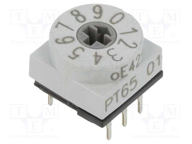 Emissor de Código, Dec/Bcd, Pos: 10, Tht, Rcontacto Max: 80mo, Pt65