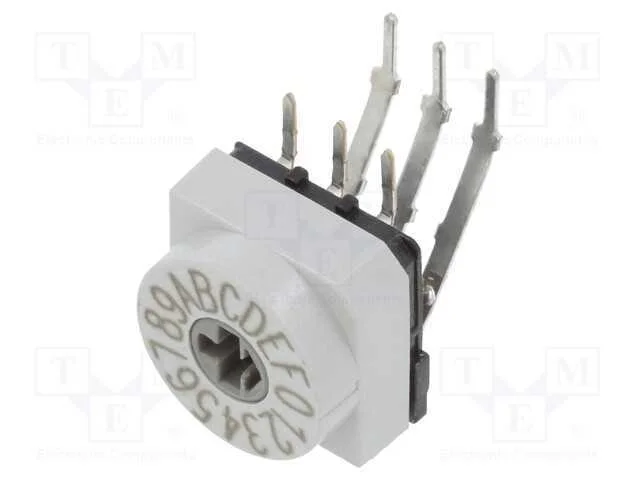 Emissor de código, HEX/BCD, Pos: 16, THT, Rcontac.