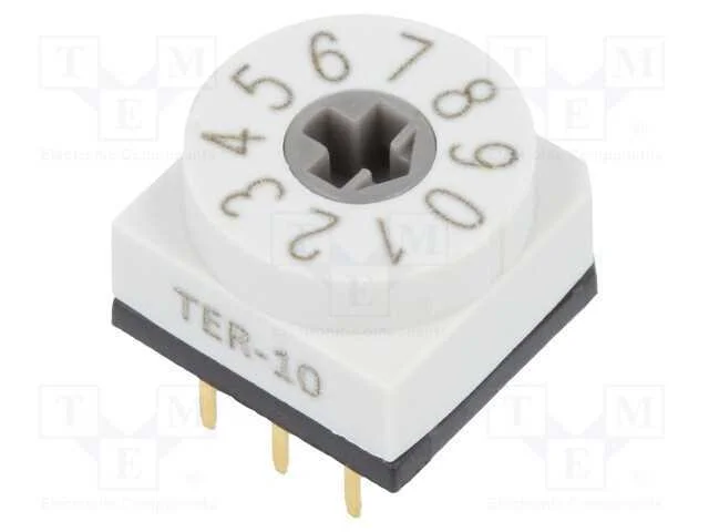 Emissor de c&oacute;digo, DEC/BCD, Pos: 10, THT, Rcontac.