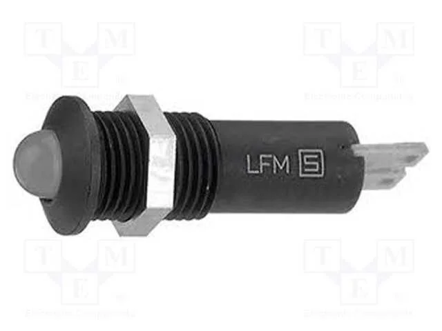 Luz Indicadora: Led, Convexa, Vermelho, 24vdc, 8,.