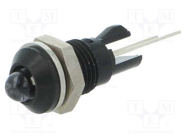 Luz Indicadora: Led, Convexa, Branco, 8mm, para I.
