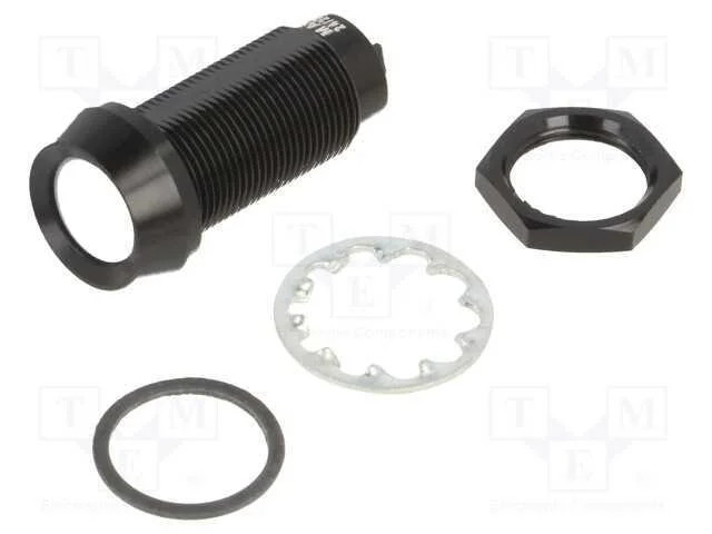 Luz indicadora: LED, plana, branco frio, 24÷28VDC.