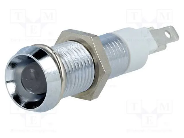 Luz indicadora: LED, côncavo, vermelho/verde, 24÷.