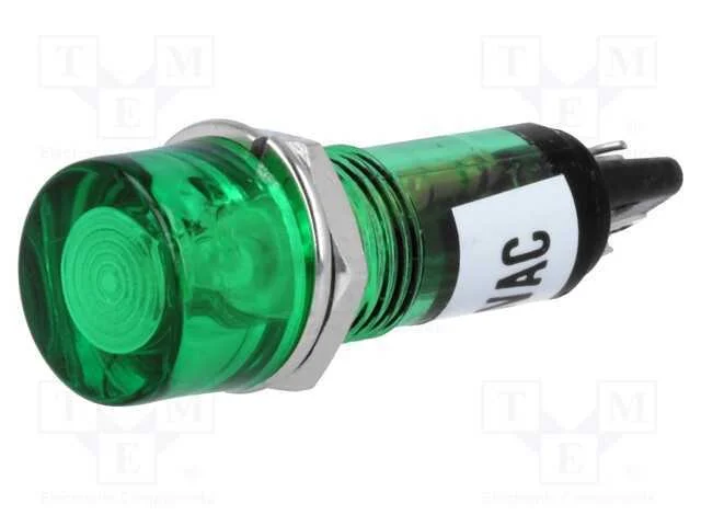 Luz indicadora: com l&acirc;mpada de n&eacute;on FLUO, plana, .
