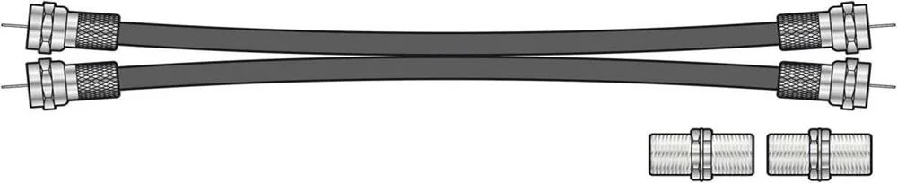 Twin Rg6 Satellite Ext Kit 1.0m