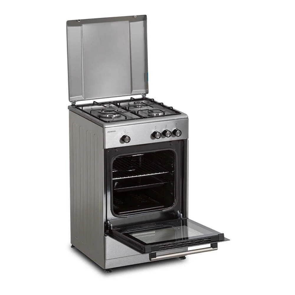 Gas Stove 3 Burners + Oven 43l (Inox) - Infiniton