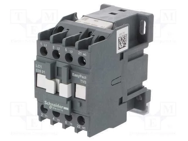 Contator: 3 Polos, No X3, Contatos Auxiliares: Nc, 220vac, 9a, 690v