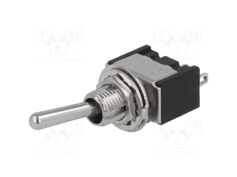 Interruptor: de alavanca, Pos: 2, SPDT, ON-(ON), .