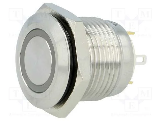Interruptor: Antivandalismo, Pos: 2, Spst-No, 2a/36vdc, Ip65, Verde