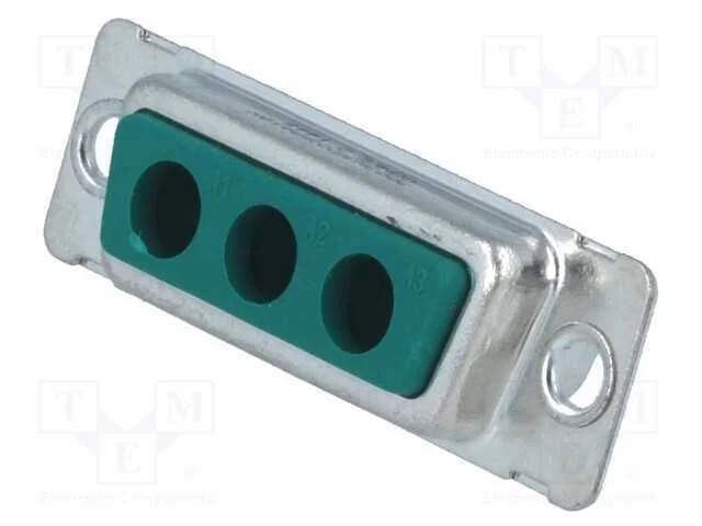 D-Sub especiais, PIN: 3(3+0), ficha, fêmea, com c.