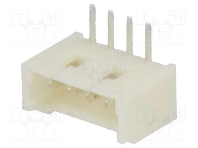 Tomada, Fio-Placa, Macho, 1,25mm, Pin: 4, Tht, 125v, 1a, Estanhado