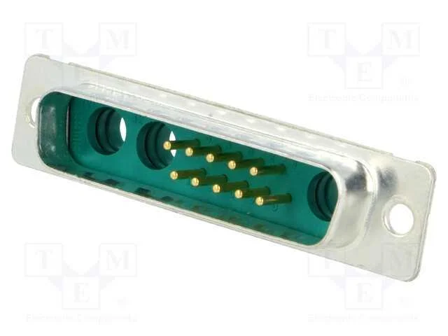 D-Sub especiais, PIN: 13(3+10), ficha, macho, com.