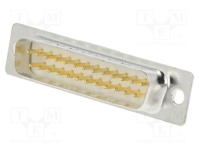 D-Sub, PIN: 25, ficha, macho, com cabo, solda, br.