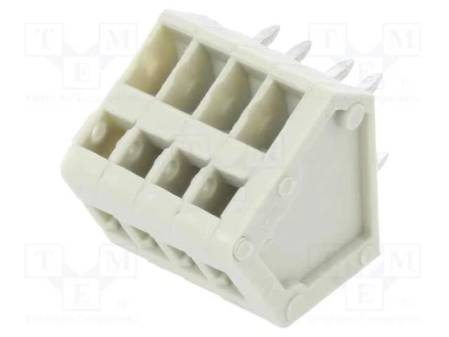 Pcb Bloco Terminal, Angulares, 2,5mm, Faixas: 4, para Pcb, Aperto
