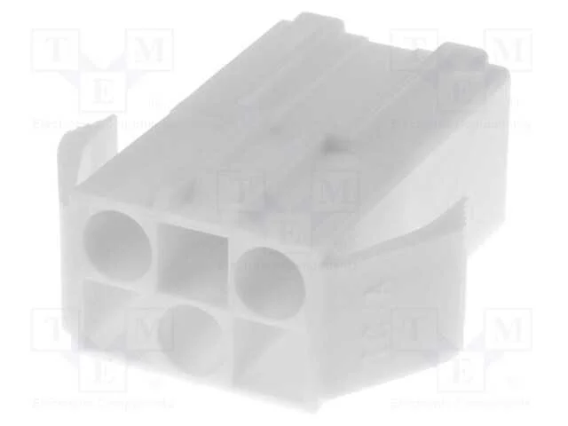 Ficha, Fio-Fio, Macho, 4,5mm, Pin: 6, Sistema: 1x6