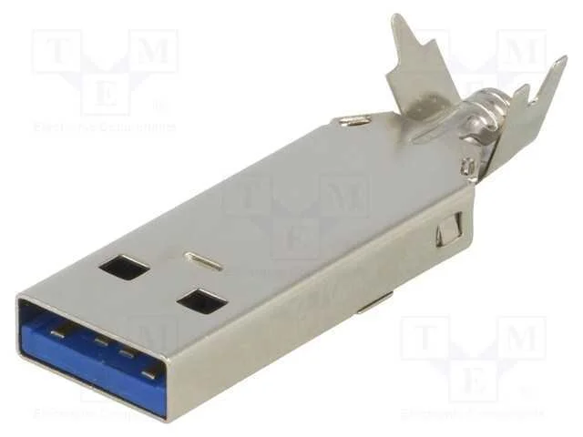 Ficha, Usb A, com Cabo, Solda, Simples, Usb 3.0, 1a, 30v