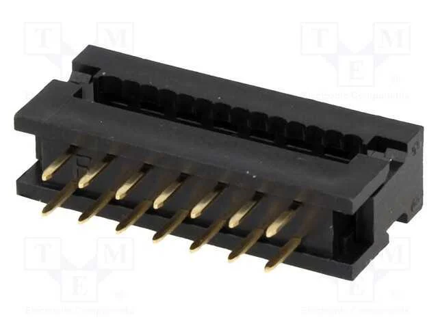 Idc de Transição, Pin: 14, Idc,Tht, para Fita, 1,27mm, 1a