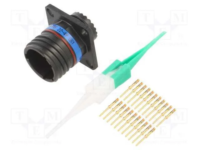 Conector: militar, tamanho 13, MIL-DTL-38999 Seri.
