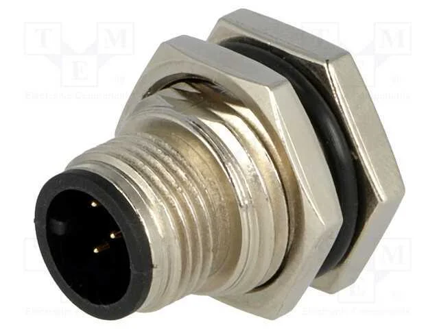 Tomada, M12, Pin: 5, Macho, Código A-Devicenet / Canopen, Solda