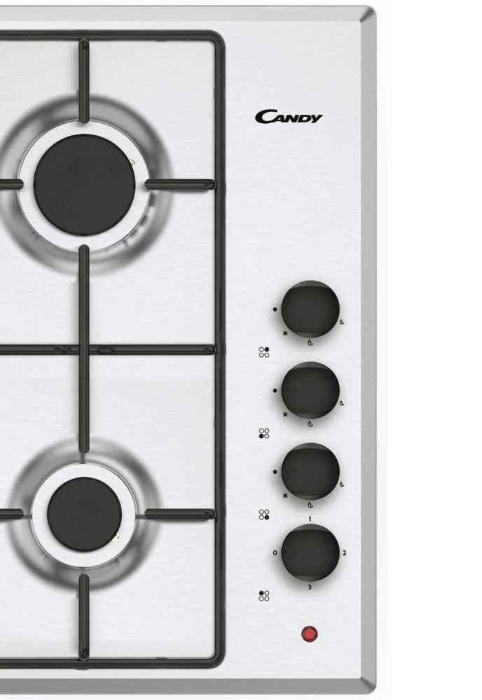 Mixed Hob (1x Induction + 3x Gas) Idea Cmgh31x/1 4 Zones (Inox) - Candy
